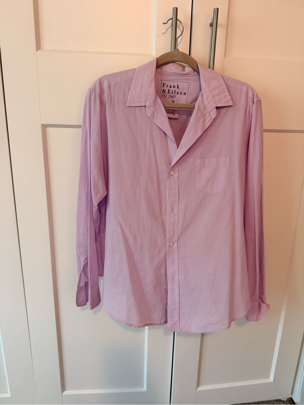 Frank & Eileen Women’s Light Lavender Button-Down Shirt
